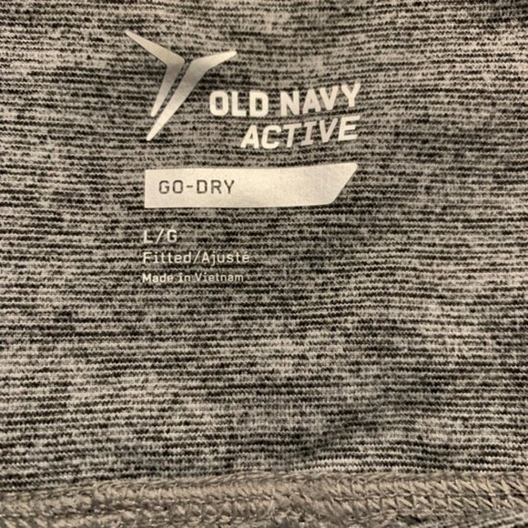 Old Navy Gray High Rise Capri Leggings Size Large - Picture 2 of 4